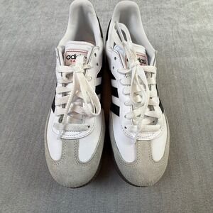 Adidas Samba OG Kids Sneakers White Black Grey Suede Gum Sole BZ0057